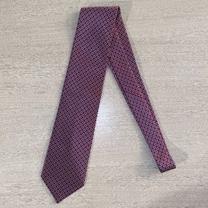 BRIONI 100% Silk Italian Men's Tie - Burgundy